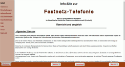 Desktop Screenshot of festnetz-telefonie.de